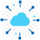 Cloud Network Cloud Server Cloud Storage Icon