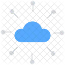 Cloud Network Cloud Server Cloud Storage Icon