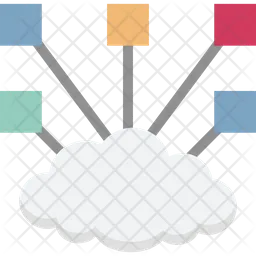 Cloud Network  Icon