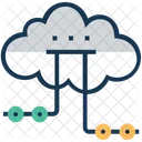 Cloud Network Sharing Icon