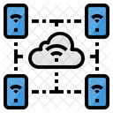 Cloud Smartphone Wifi Icon