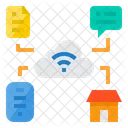 Cloud Data Connection Icon