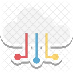 Cloud Network  Icon