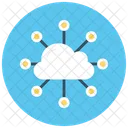 Cloud Network Cloud Computing Cloud Connection Icon