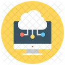 Cloud Network Cloud Sharing Cloud Computing Icon
