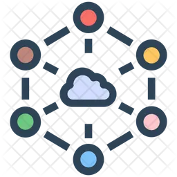 Cloud Network  Icon