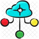 Cloud Computing Cloud Storage Cloud Network Icon
