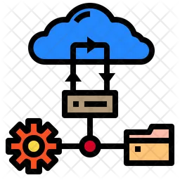 Cloud Network  Icon