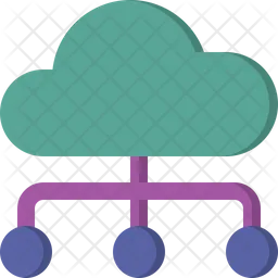 Cloud Network  Icon