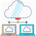 Cloud Network Cloud Devices Cloud Technology Icon
