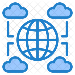 Cloud Network  Icon