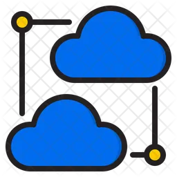 Cloud Network  Icon