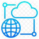 Cloud Network Network Management Icon