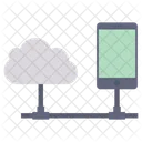 Cloud Network Computer Connection Icon