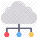 Cloud Network Cloud Hosting Cloud Connection Icon