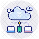 Cloud Network Cloud Big Data Icon