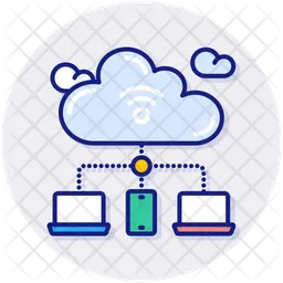 Cloud Network  Icon