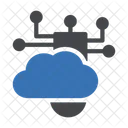 Cloud Network Cloud Database Icon