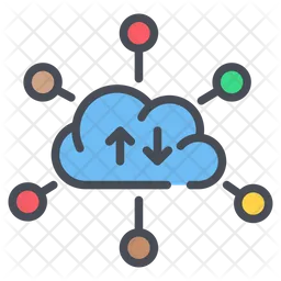 Cloud network  Icon