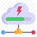 Shared Cloud Cloud Network Cloud Hosting Icon