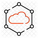 Cloud Network Cloud Connection Cloud Structure Icon