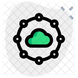 Cloud Network  Icon