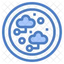 Cloud Network Connected Network Icon