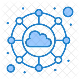 클라우드 네트워크  아이콘
