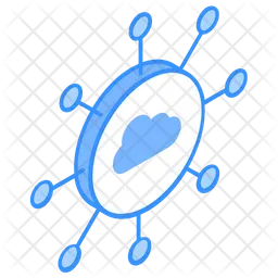 Cloud Network  Icon