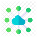 Cloud Network Cloud Computing Network Icon