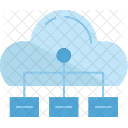 Cloud Network  Icon