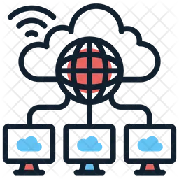 Cloud Network  Icon