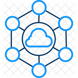 Cloud network  Icon