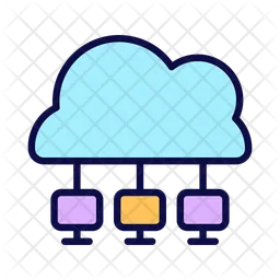 Cloud network  Icon