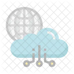 Cloud network  Icon