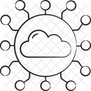 Cloud network  Icon