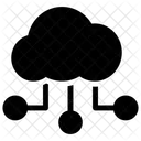 Cloud Network Cloud Data Sharing Cloud Computing Icon