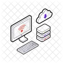 Cloud Hosting Cloud Technology Cloud Computing Icon