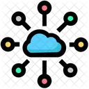 Cloud Network  Icon