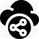 M Cloud Network Icon