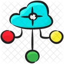 Cloud Computing Cloud Storage Cloud Network Icon
