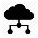 Cloud Network Database Icon