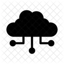 Cloud Network Cloud Database Icon