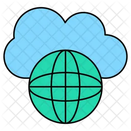 Cloud Network  Icon