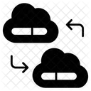 Cloud Network Uploading Icon