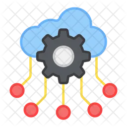 Cloud Network Management Icon