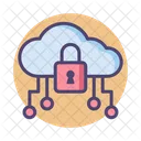 Icloud Server Security Cloud Server Security Cloud Server Lock Icon