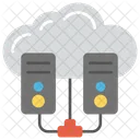 Cloud Network Server  Icon