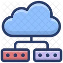 Cloud Network Sharing Cloud Computing Cloud Hosting Icon