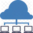 Cloud network sharing  Icon